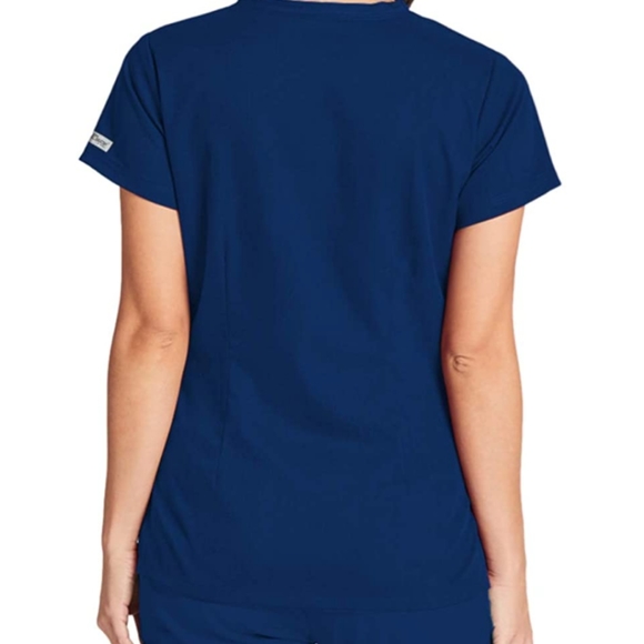 Grey's anatomy 3 pocket v neck scrub top - Picture 2 of 5